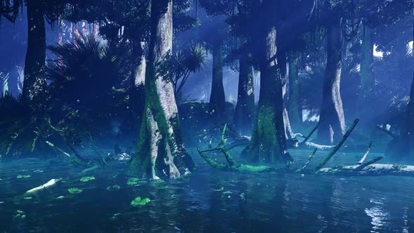 Large Plants In The Tropical Jungle alt