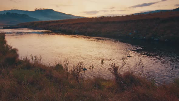 River in Mountains