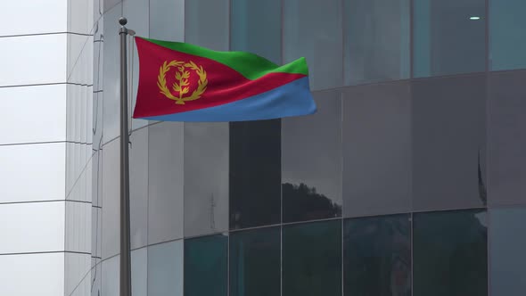 Eritrea Flag  Background 4K