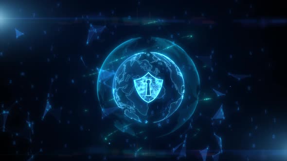 Shield Icon Of Cyber Security alt