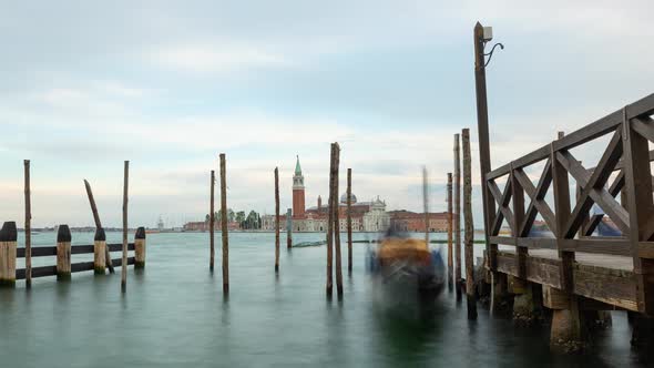 Time Lapse of the Grand Canal in Venice Italy