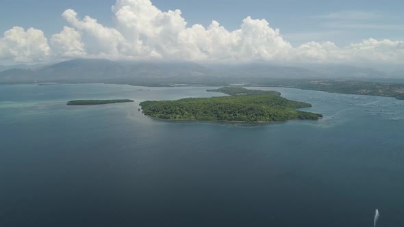 Seascape with Islands. Philippines,Luzon.