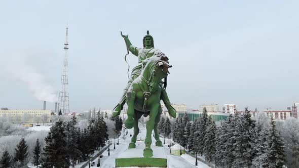 Monument To Salavat Yulaev. Ufa, Bashkortostan. 