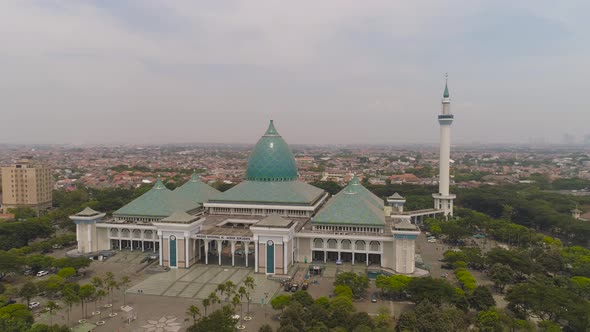Mosque Al Akbar in Surabaya Indonesia.