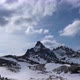 Beautiful Timelapse Winter Aerial Flight Over Mountains Chain Landscape - VideoHive Item for Sale