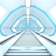 3D rendered Animation of a journey through a spaceship corridor - VideoHive Item for Sale