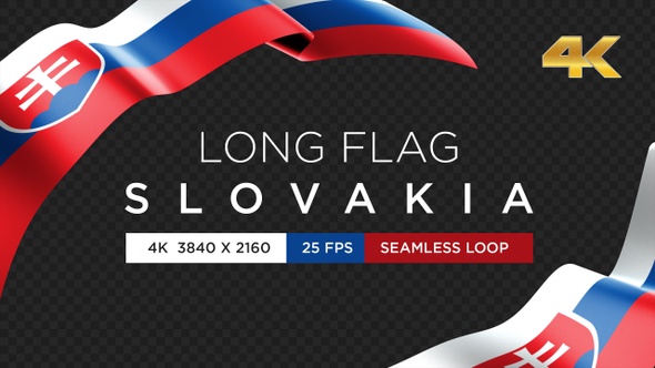 Long Flag Slovakia