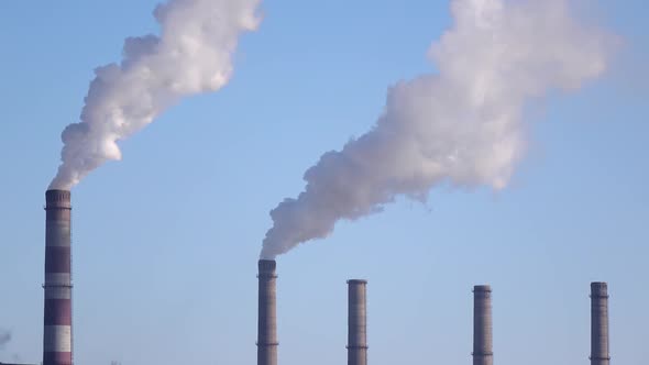 Pipes of Industrial Enterprise Spew Tons of Gas Into Environment