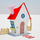 3da cartoon house - 3DOcean Item for Sale