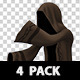 Ghost Hooded Robe Dancing Routine 4 Pack - VideoHive Item for Sale