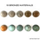 10 Bronze Materials - 3DOcean Item for Sale