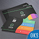 Corporate Colored Business Card - GraphicRiver Item for Sale
