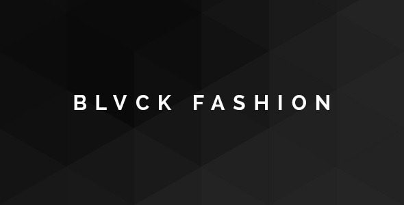 Blvck Fashion Store PSD