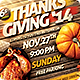 Thanks Giving Party Invitation Flyer - GraphicRiver Item for Sale