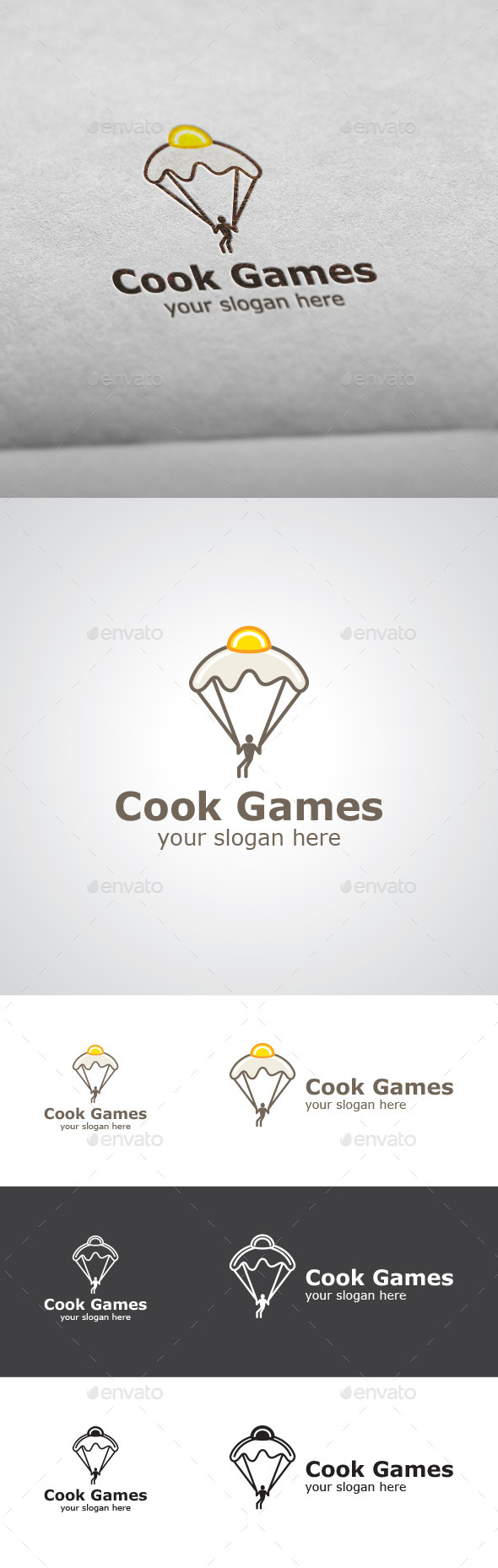 Cook Games Logo Design