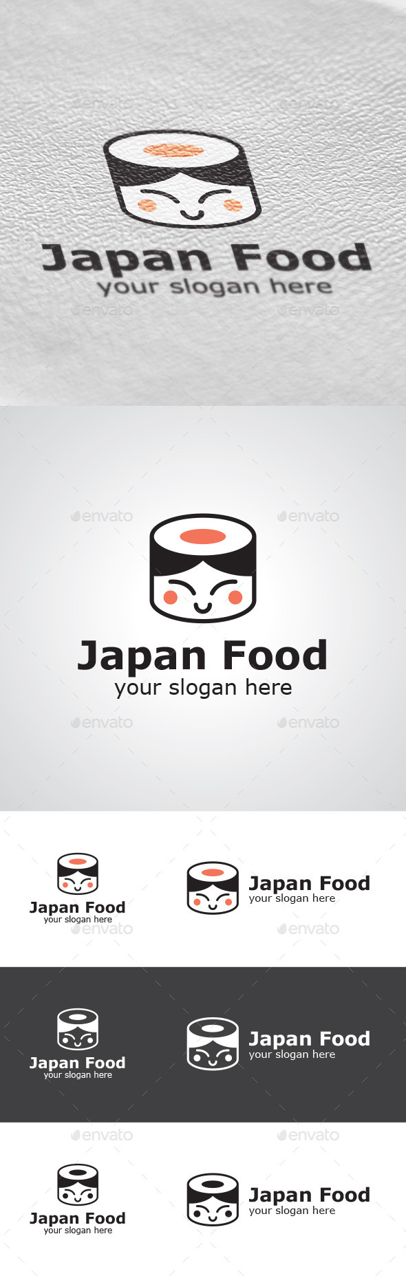 Japan Food Logo Design