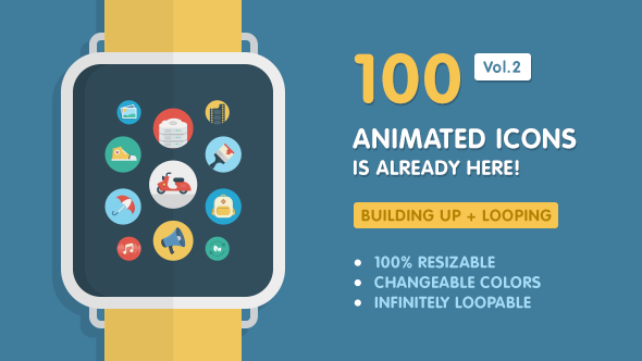 Ballicons Vol.2 — 100 Animated Icons