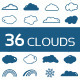 36 Clouds Shapes Add-ons - GraphicRiver Item for Sale