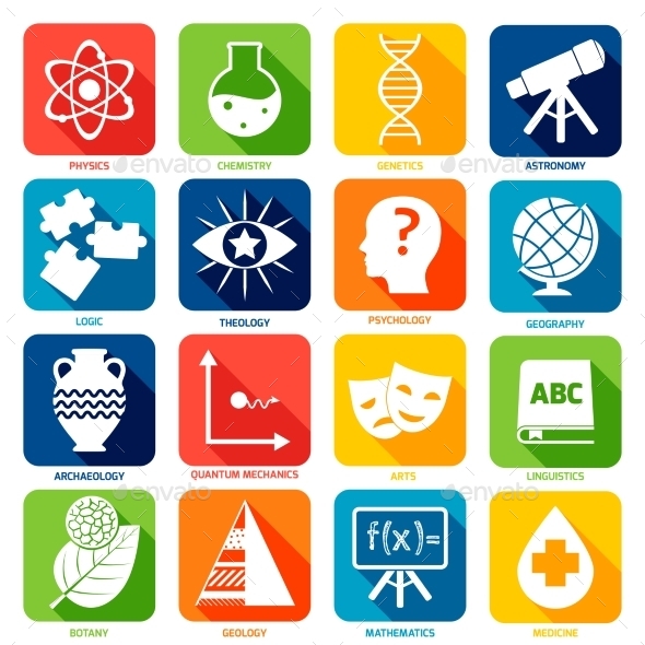 Science Areas Icons