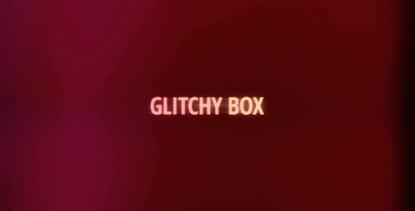 Glitchy Box Lower Thirds and Titles