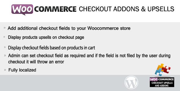 Woocommerce Checkout Addons & Upsells