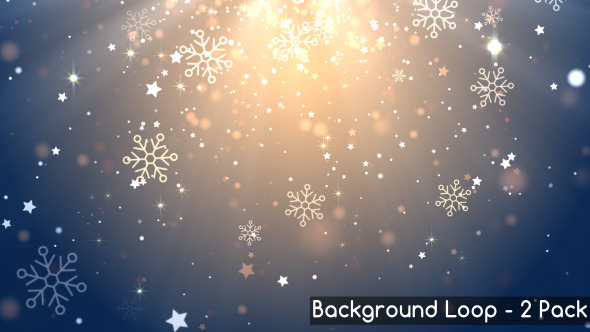 Glittering Snowflake Backgrounds