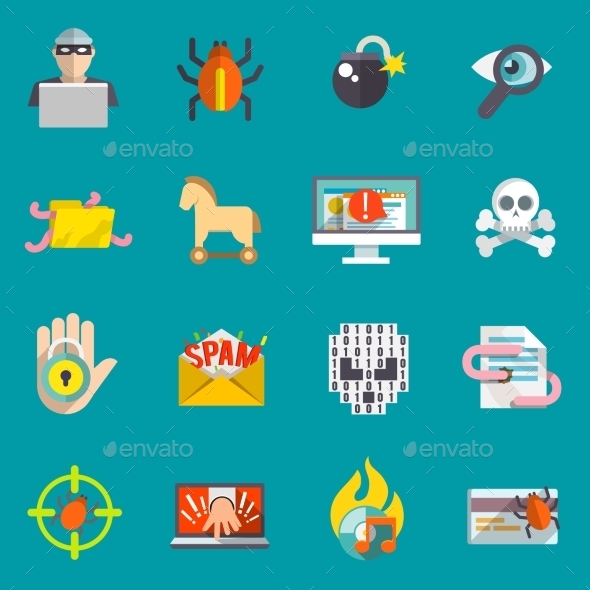 Hacker Icons Set