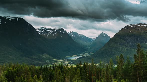 Byrkjelo Village Sogn Og Fjordane County Norway