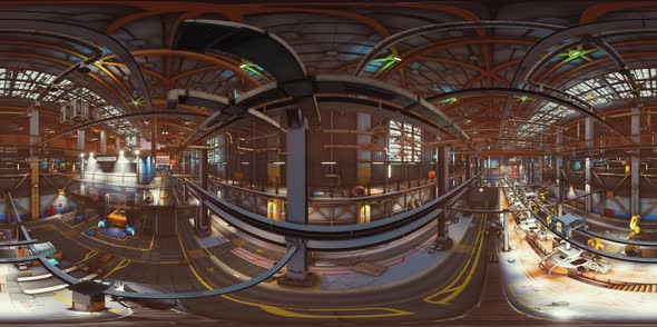 VR360 Machinery Factory with Production Line alt