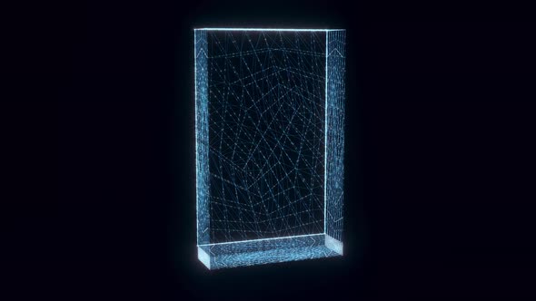 Transformer Box Vertical Hologram Rotating 4k alt