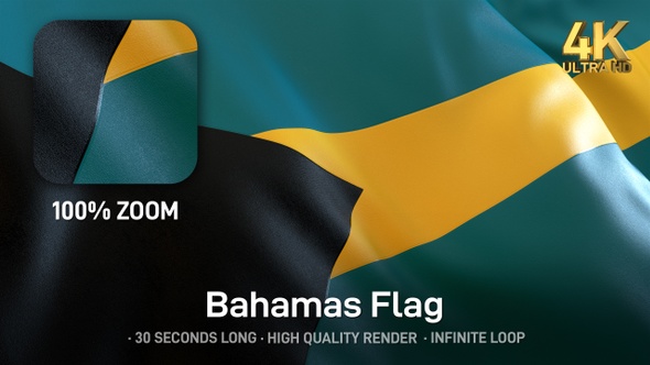 Bahamas Flag - 4K