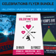 Celebrations Flyer Bundle - GraphicRiver Item for Sale