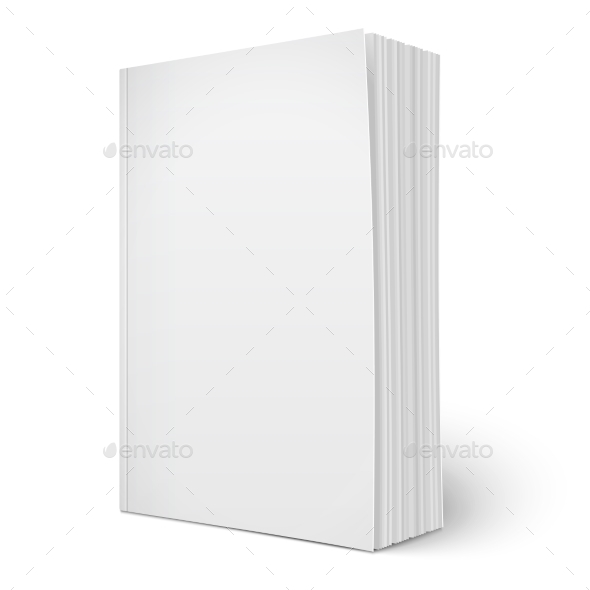 Blank Vertical Softcover Book