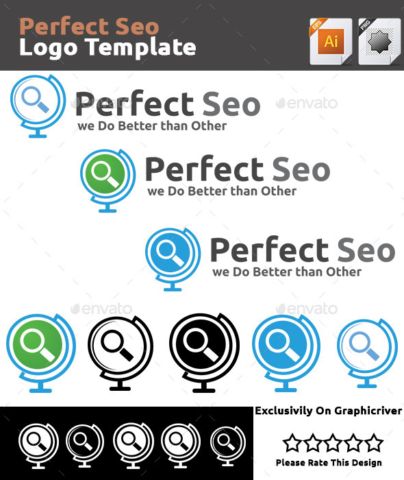 Perfect Seo Logo Template