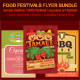 Food Festivals Flyer Bundle - GraphicRiver Item for Sale