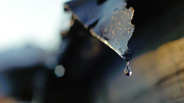 Water Pours From The Roof 5