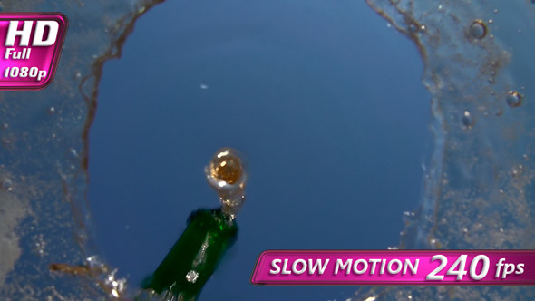 Champagne Being Poured into the Lens