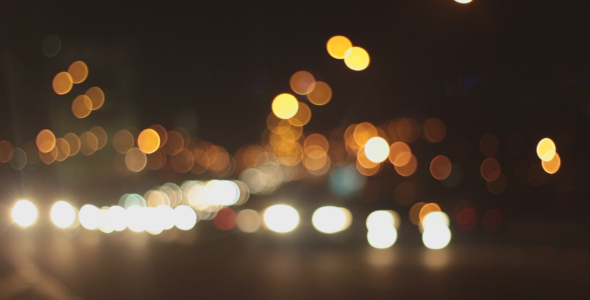 Night Car Street Light