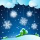 Winter Background with Snowflakes - GraphicRiver Item for Sale