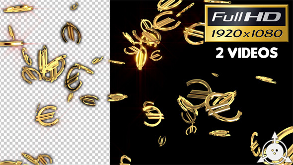 Falling Euro Signs alt