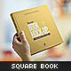 Square Book Mock-up / Dust Jacket Complete Edition - GraphicRiver Item for Sale