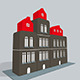 3D Buildings Low Poly - 3DOcean Item for Sale