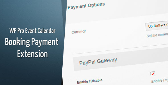 WordPress Pro Event Calendar - Payment Extension