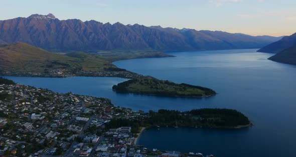 Queenstown New Zealand Twilight