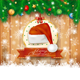 Christmas Background with Fir, Hat and Copy Space - GraphicRiver Item for Sale