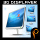 Displayer: 4 Different 3D Screens - GraphicRiver Item for Sale