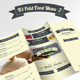Tri Fold Food Menu - 2 - GraphicRiver Item for Sale