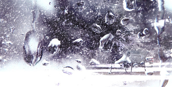 Snow Drops On Winter Window - 03 alt