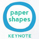 Paper Shapes Keynote Presentation Template - GraphicRiver Item for Sale