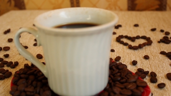 Coffee Cup And Beans 5